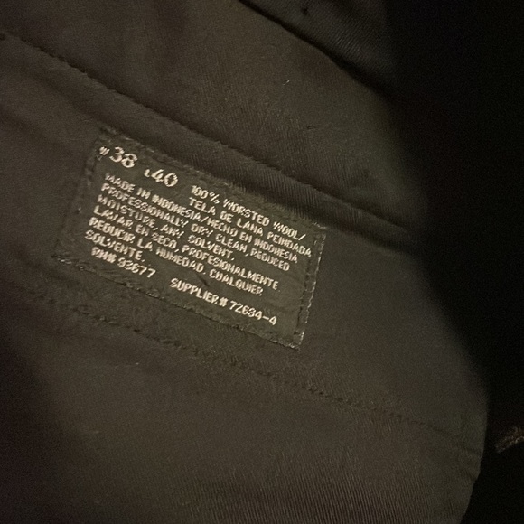 Mens Navy Blue Wool TownCraft Suit - Picture 5 of 5